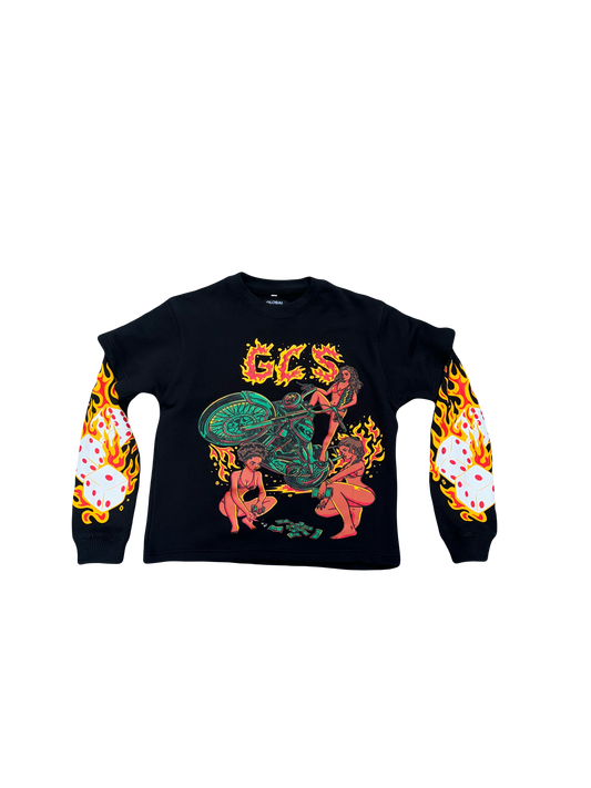 Double Layer Thermal Graphic Shirt